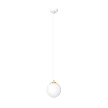 Lámpara colgante estilo minimalista y altura regulable blanco