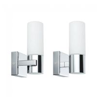 set de 2 apliques de pared para banos gemini