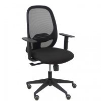 piqueras y crespo cilanco silla malla asiento bali brazo regulable negra