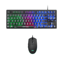 pack teclado  raton mars gaming mcptkles rgb h-mech