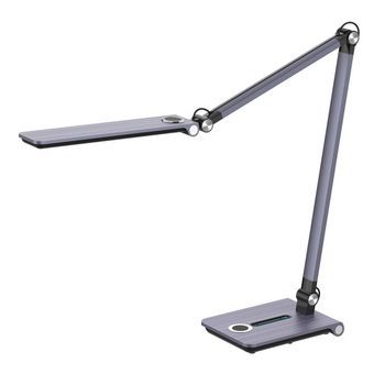 Fabrilamp Flexo Dardo Gris 10w 800lm 3000 4500 6000k Articulable Reg Inten