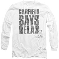 garfield camiseta manga larga relax para mujer