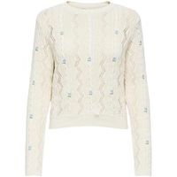 only jersey onlrita life ls embr cable knt noos 15358306 para mujer