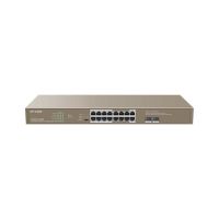 conmutador ip-com g1118p-16-250w no administrado gigabit ethernet poe rack