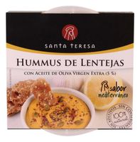 hummus de lentejas santa teresa 180 g