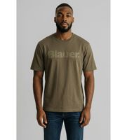 blauer para hombre 26sbluh02287 camiseta bourn verde m casual algodon manga corta
