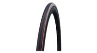 neumatico de carretera schwalbe lugano ii de 700 mm  tipo de tubo  compuesto de silice k guard con cable  negro  rojo  rayas