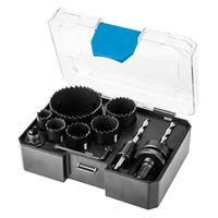 graphite juego de 9 brocas perforadoras bimetalicas diametro 19 25 30