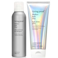 living proof perfect hair day phd advanced clean dry shampoo  high - shine gloss duo