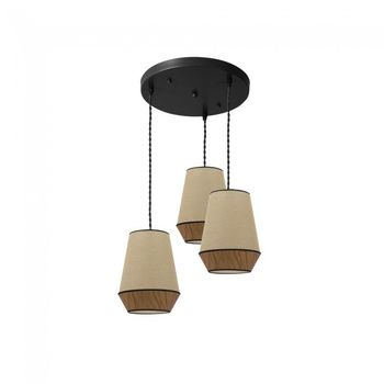 Lámpara colgante campana (3 luces)