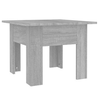 Mesa De Centro 55x55x42 Cm Madera - Gris
