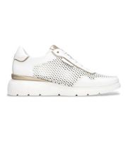 carmela para mujer 16321104-blanco zapatillas de piel 163211 blanco 36 plano cordones casual