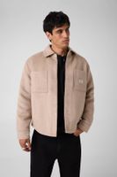 chaqueta acolchada de lana