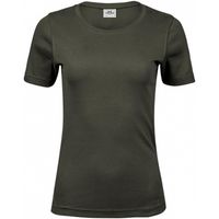 tee jays camiseta interlock para mujer