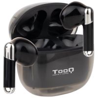 tooq onyx tqbwh-0054b auriculares inalambricos bluetooth con estuche de carga negros