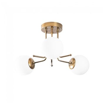 Plafón de techo marga oro (3 luces)