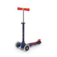 patinete led mini micro deluxe - azul marino