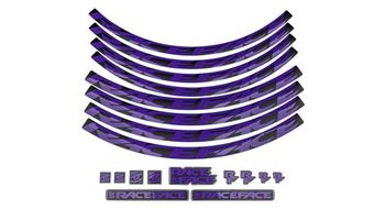 Kit de ruedas race face pegatinas morado
