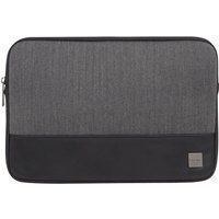 knomo herringbone 13 laptop sleeve - grey grey