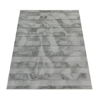 Alfombra de piel Arnia gris  160x220 cm