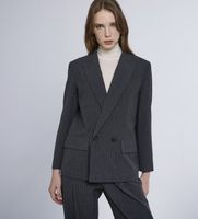 marella para mujer 2423046151200 americana lama gris 46 casual fiesta clasico poliester