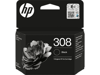 Cartucho de tinta - HP 308, 7FP21UE, 3 ml, 160 páginas, Negro