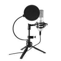 microfono vonyx cm300s usb cardioide con filtro antipop y soporte plegable