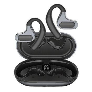 Auriculares F8 TWS inalámbricos bluetooth 5.4, diafragma de papel de lana de 16.2 mm, sonido panorámico de 360°, cancela