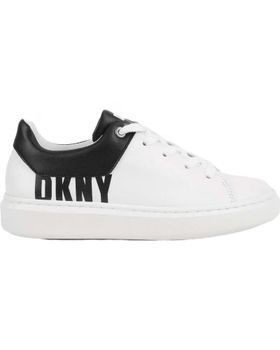 de DKNY ZAPATILLAS DKNY D5900510P BLANCAS CON CONTRASTE NEGRO MULTICOLOR