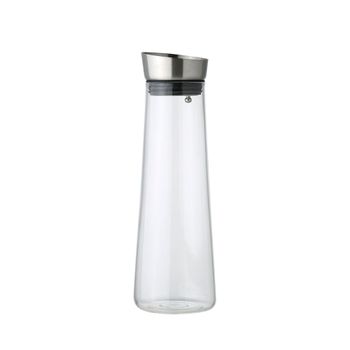 Jarra de vidrio con tapa metálica 1.2l