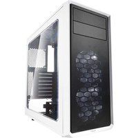 focus g atx mid-tower pc case - white white