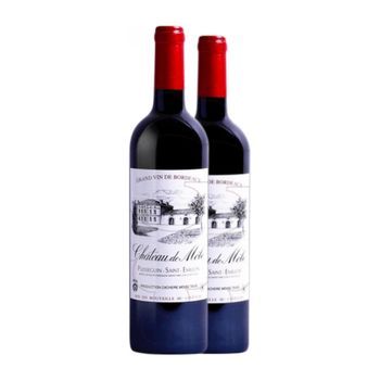 Auger Vino Tinto Château De Mole Kósher Bordeaux Crianza 75 Cl 13% Vol. (pack De 2 Unidades)