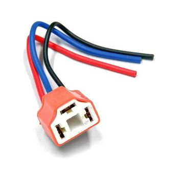 Conector faro bombilla halógena H4 completo