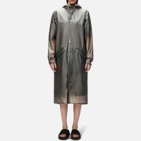 rains longer matte-shell jacket - s