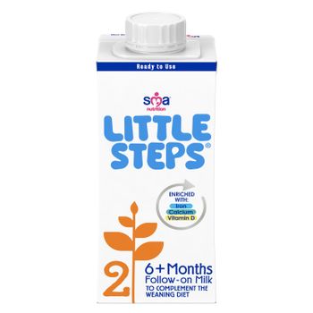 SMA Little Steps Follow On Baby Milk Liquid 6-12 Months