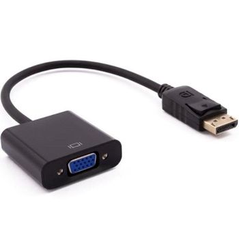 Adaptador de cable de vídeo Nilox NXADAP04 DisplayPort a VGA 0,15 m negro