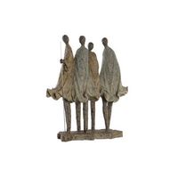 figura resina 335x145x41 africanas multicolor