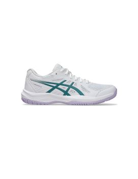 Zapatillas de Balonmano Asics Upcourt 6 Mujer Blanco/Foggy Teal