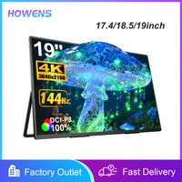 monitor portatil para juegos de 17418519 pulgadas 4k 2160p 100hz144hz hdr hdmi tipo c para telefono ns ps5 xbox pc laptop pantalla extendida