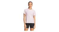 maillot de manga corta adidas own the run rosa  mujer