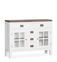 consola de madera blanca anch 105 cm