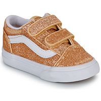 vans zapatillas old skool v glitter apricot glow para nina