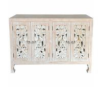 aparador de madera de 4 puertas 1005x26x70h cm