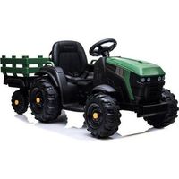 tractor electrico con remolque bdm0925 color verde militar