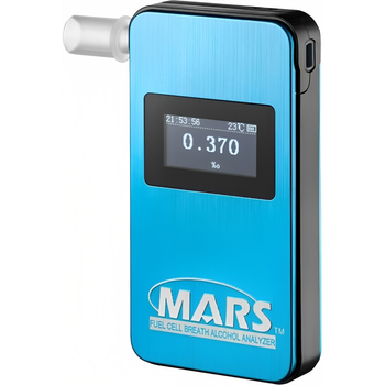 Alcovisor Alcoholímetro Electroquímico Mars Bt Azul