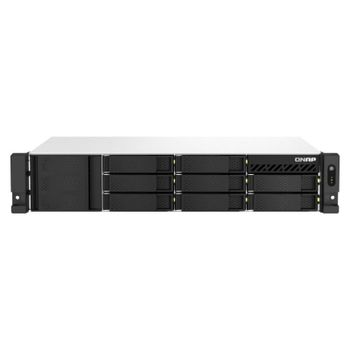 NAS QNAP TS-873AeU-RP Ryzen V1500B 4GB DDR4 8 Bahías 2U Rack 2.5GbE Dual PSU M.2 PCIe Gen3