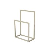toallero de metal gediz - 25 x 60 x 90 cm - topo