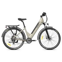 bicicleta electrica urbana fafrees f28 pro bateria extraible de 36 v y 145 ah control por aplicacion color dorado