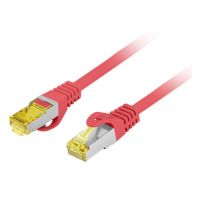 cable de red lanberg pcf6a-10cu cat6a sftp 025 m rojo