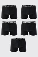pack de 5 boxers man negro